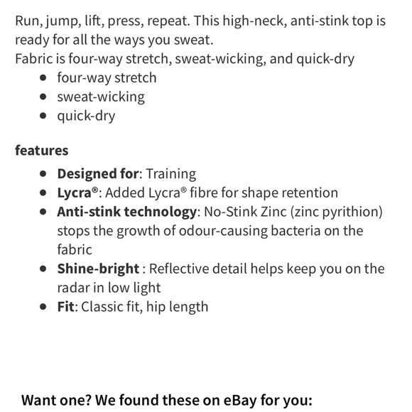 ❌SOLD❌ Lululemon high neck tee - Picture 6 of 6